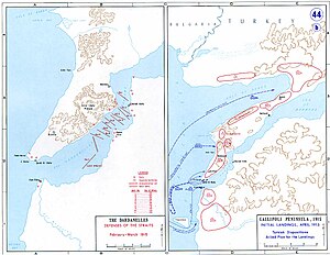 Pertempuran Gallipoli, Februari–April 1915