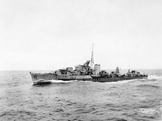 HMAS <i>Nepal</i> (G25) Destroyer of the Royal Australian navy