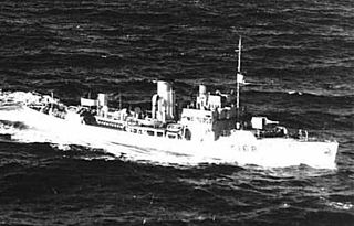 HMCS <i>The Pas</i> Flower-class corvette