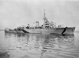 HMS <i>Chameleon</i> (J387) Algerine-class minesweeper