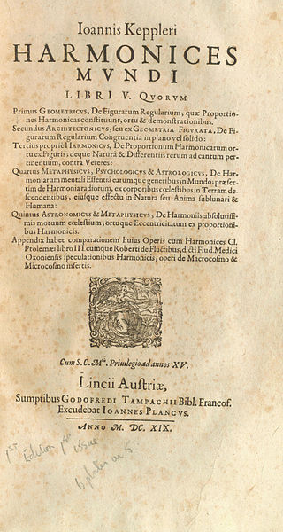 <i>Harmonices Mundi</i> Book by Johannes Kepler