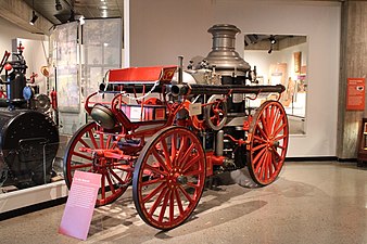 Steam-powered fire engine