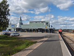 La gare ferroviaire de Kolari.