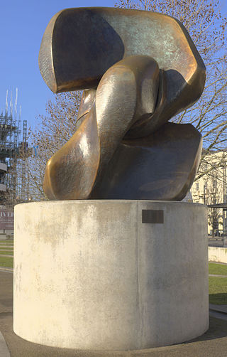 <i>Locking Piece</i> Sculpture series by Henry Moore