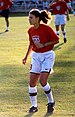 Mia Hamm pictured in 1998