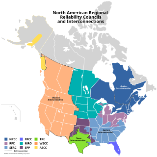 <span class="mw-page-title-main">North American power transmission grid</span> Series of electrical grids that power the US and Canada