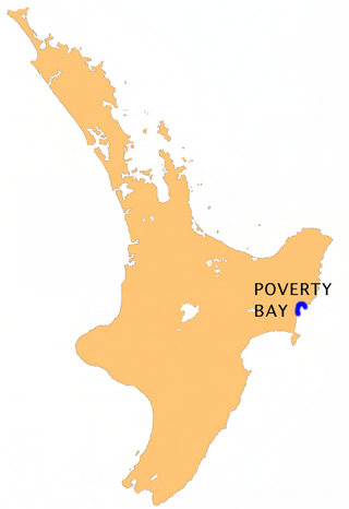 <span class="mw-page-title-main">Poverty Bay</span> Bay on the east coast of New Zealands North Island