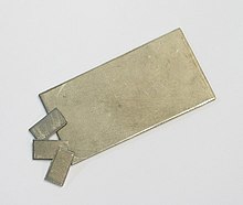 A niobium foil Niobium metal.jpg