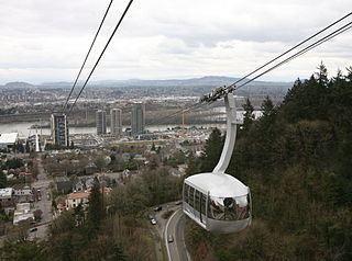 <span class="mw-page-title-main">Aerial tramway</span> Aerial lift in which the cars are permanently fixed to the cables