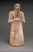 Standing male worshiper, Mesopotamian, قالب:BCE(?)