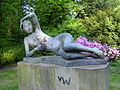 Liegende/Nude in Theater garden, Bremen