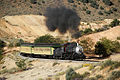 MCRR No. 18 pulling a tourist train along the Virginia and Truckee Railroad in 2011