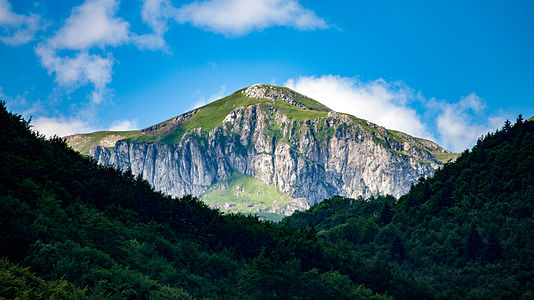 Landscape within the Mavrovo National Park, Macedonia