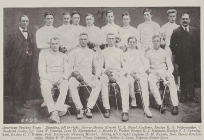 1920 United States Mens Olympic Fencing Team 1920 olympic fencing.png