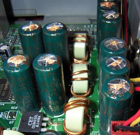 Capacitor plague