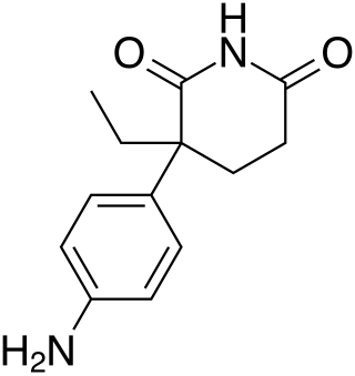 <span class="mw-page-title-main">Aminoglutethimide</span> Group of stereoisomers