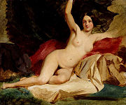 Female Nude in a Landscape, Getty Center, Los Angeles