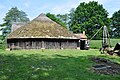 A preserved water powered sawmill, Norfolk, England