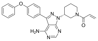 <span class="mw-page-title-main">Ibrutinib</span> Medication used in cancer treatment