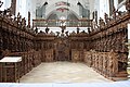 Chorgestühl in der ehemaligen Klosterkirche der Kartause in Buxheim bei Memmingen