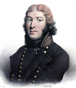 O cheneral Lazare Hoche, en una litografía obra de François-Séraphin Delpech