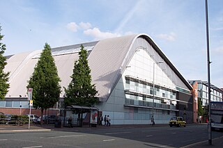 <span class="mw-page-title-main">Manchester Aquatics Centre</span> Public aquatic sports facility in Manchester, England