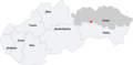 Location in Slovakia