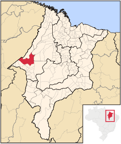 Location in Maranhão state