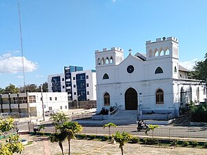 Monte Cristi, Dominican Republic in downtown area.