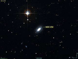 <span class="mw-page-title-main">NGC 254</span> Galaxy in the constellation of Sculptor