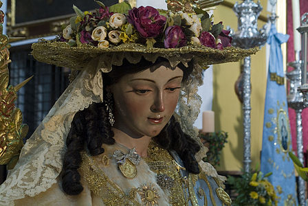 Divina Pastora de Màlaga, realitzada per José Montes de Oca en el segle xviii