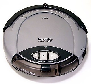 <span class="mw-page-title-main">Roomba</span> Series of autonomous robotic vacuum cleaners sold by iRobot