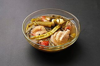 <span class="mw-page-title-main">Sinigang</span> Filipino sour soup