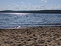 Beach at Lac Saint-Bernard