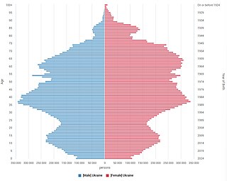 <span class="mw-page-title-main">Demographics of Ukraine</span>