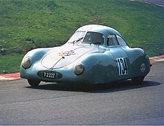 Porsche Type 64 No. 38/41, also known as VW Typ 60 K 10, one of three cars built for the rallye Berlin – Rom in 1939, front