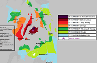 Intensity map during the earthquake