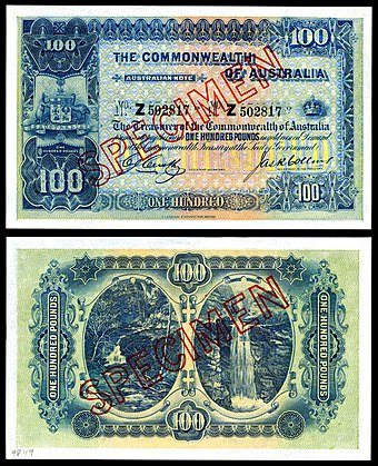 Banknotes of the Australian pound