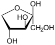 Beta-D-Xylulofuranose.svg