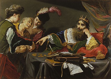 Claude Vignon, La Parabole du serviteur impitoyable, 1629, huile sur toile.