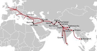 <span class="mw-page-title-main">Hippie trail</span> Overland journey from Europe to Asia