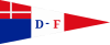 Bandera de la Det Dansk-Franske Dampskibsselskab