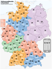 Telefonvorwahlen in Deutschland