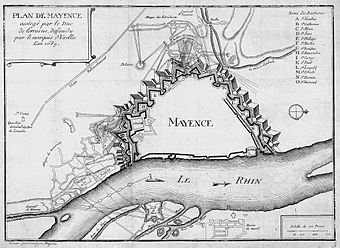 Mainz im Jahr 1689