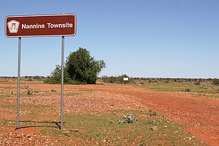 <span class="mw-page-title-main">Nannine, Western Australia</span> Ghost town in Western Australia