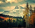 Ostler Peak in autumn