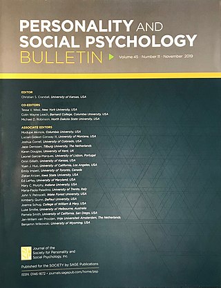 <i>Personality and Social Psychology Bulletin</i> Scientific journal of the Society for Personality and Social Psychology