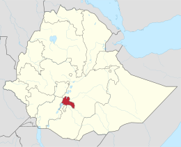 Regione di Sidama – Localizzazione