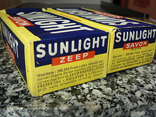 <span class="mw-page-title-main">Sunlight (cleaning product)</span> Brand of laundry soap and detergent