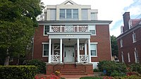 The Zeta Tau Alpha house at the University of Virginia.